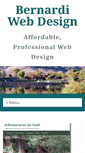 Mobile Screenshot of bernardiwebdesign.net