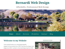 Tablet Screenshot of bernardiwebdesign.net